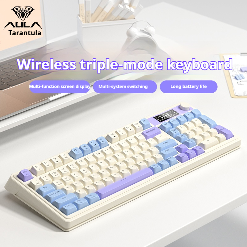 Gaming Keyboard No Noise - AULA S99 PRO Kablosuz Oyun Membran