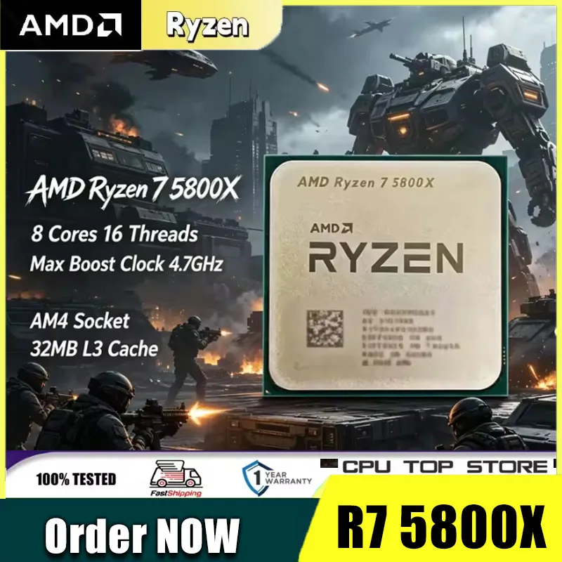 Amd Cpu Ryzen 7 - AMD Ryzen 7 5800X Tray İşlemci