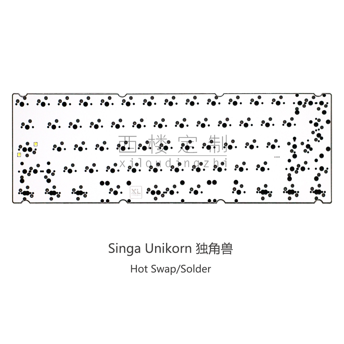Hot Swap Pcb - 1k PCB 1.6mm Singa Unikorn Klavye