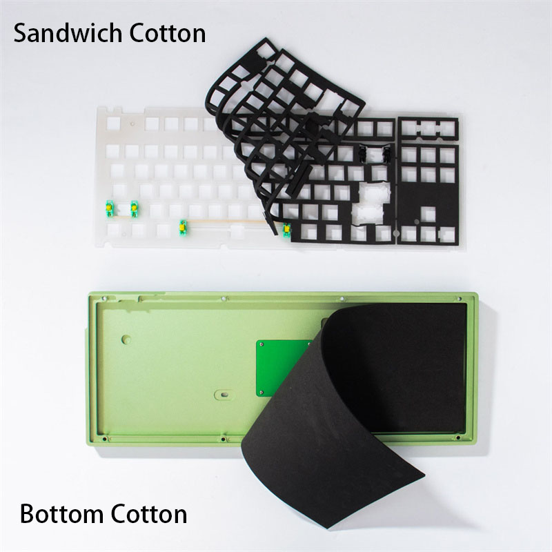 Gaming Keyboard No Noise - Mekanik Klavye Sandviç Pamuk Alt Pamuk