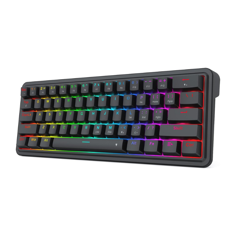 Gaming Keyboard No Noise - Redragon K722 %60 Kablolu Conta RGB