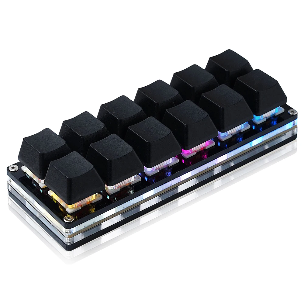 Gaming Keyboard 1 Hand - 12 Tuşlu Mini Oyun Mekanik Oyun