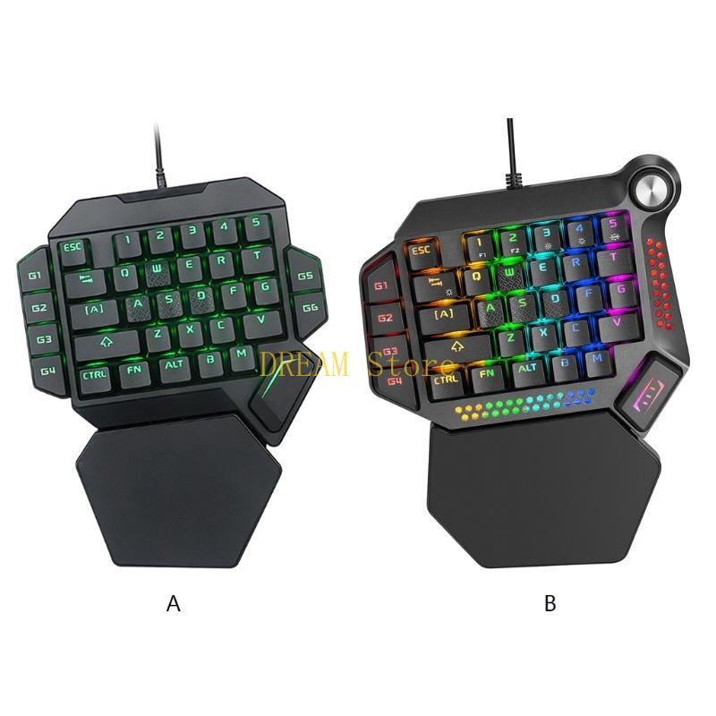 Gaming Keyboard 1 Hand - G için Oyun Klavyesi Tablet Dizüstü