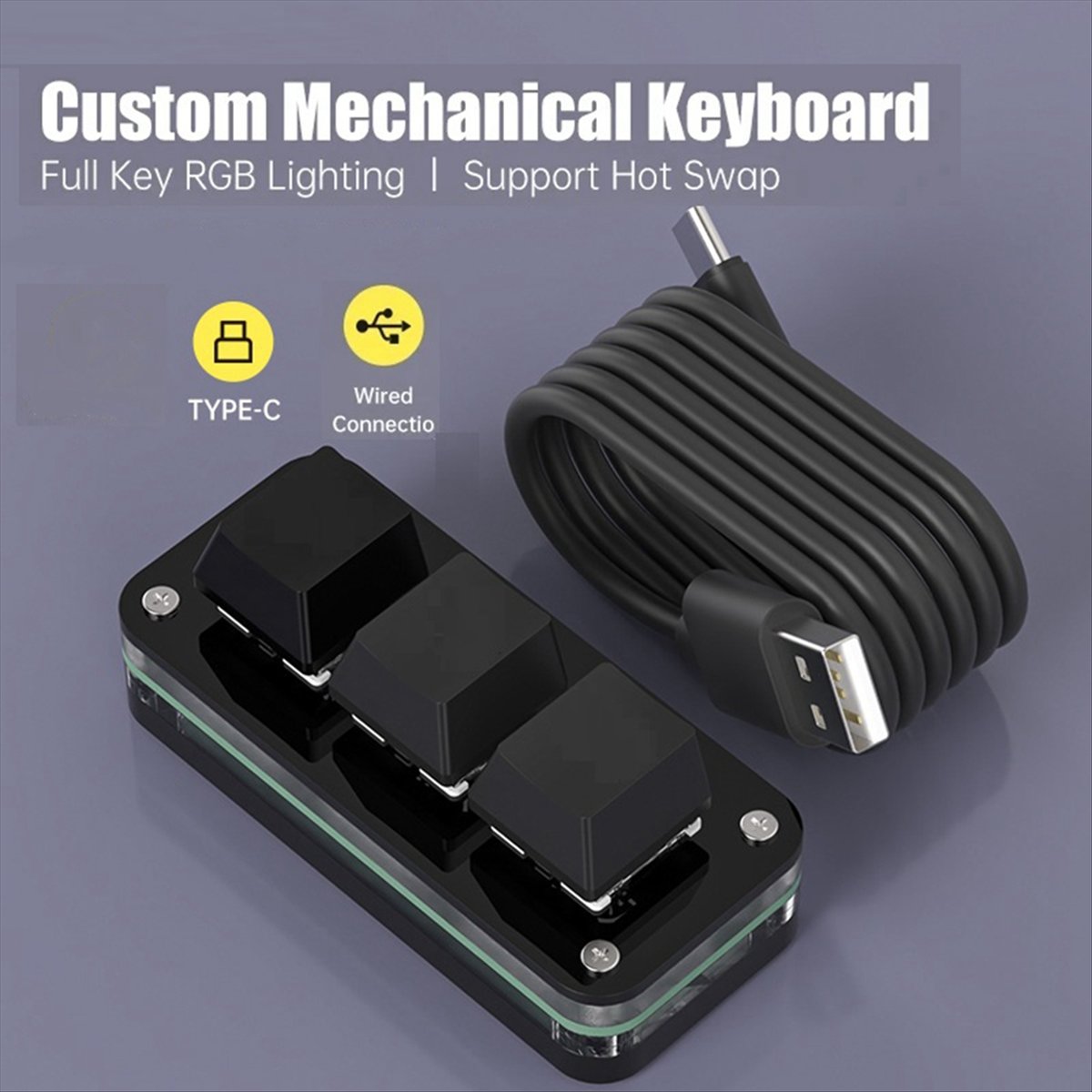 Gaming Keyboard Types - doyou 3 Tuşlu Makro Programlama Mini