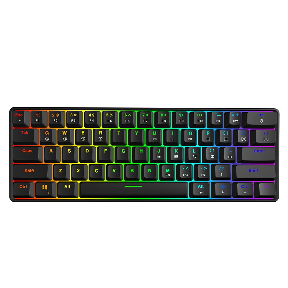 Gaming Keyboard Bundle - SKYLOONG GK61 Mini Taşınabilir 60% Oyun