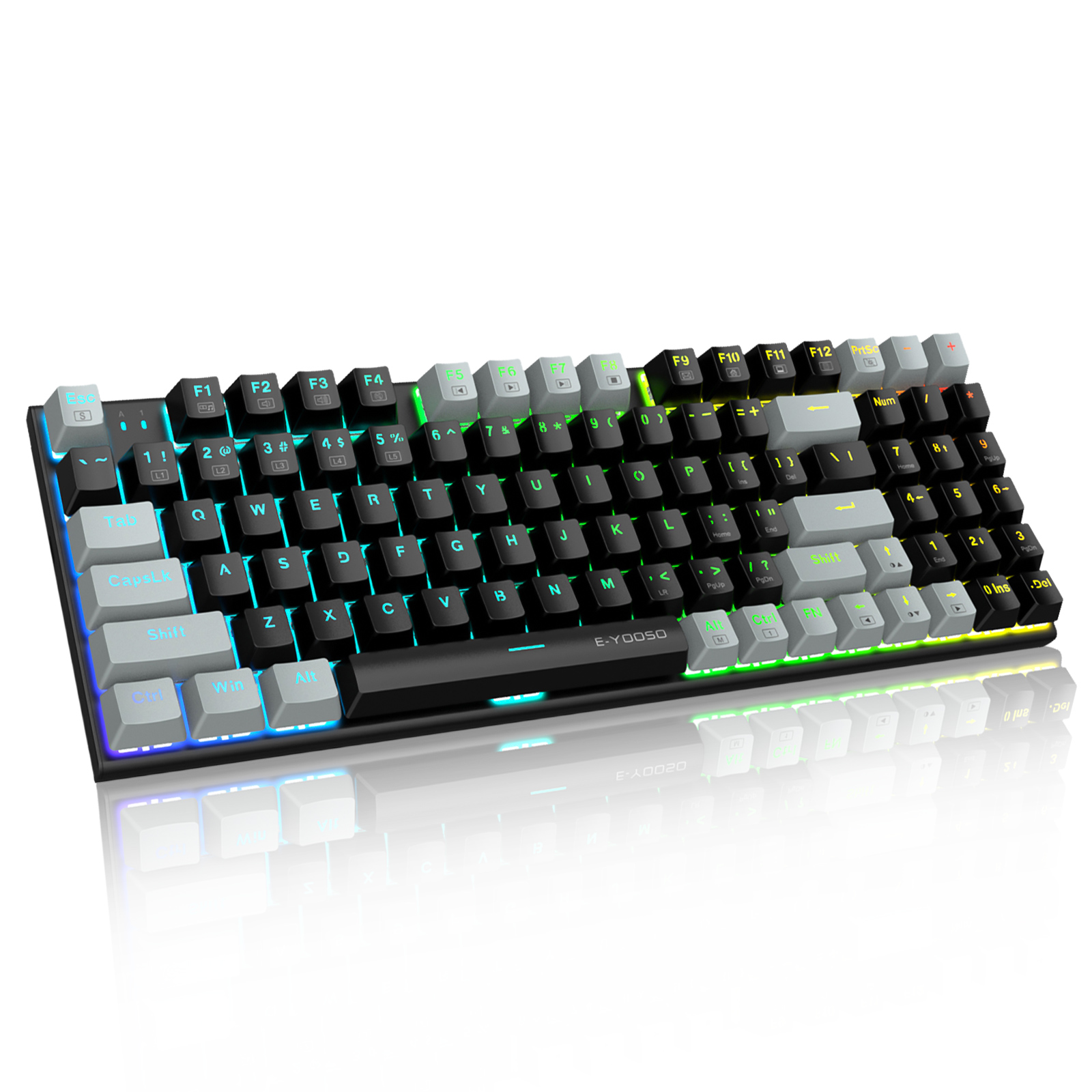 Gaming Keyboard E Yooso - E-YOOSO Z-19 Mekanik Oyun klavyesi, gerçek