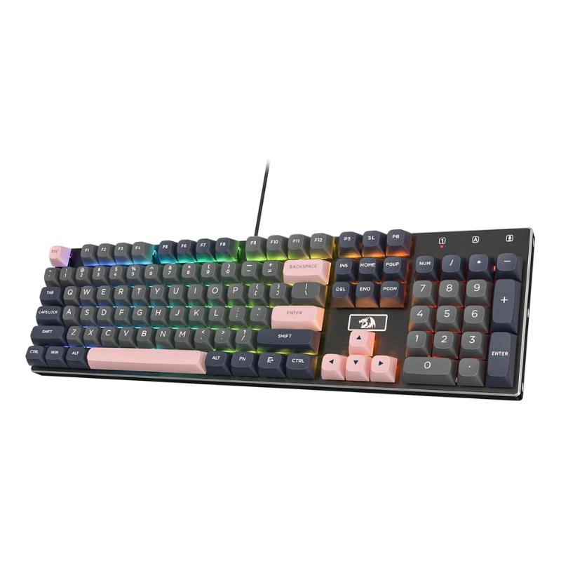 Gaming Keyboard No Noise - Redragon 556 SE Kablolu Oyun 104