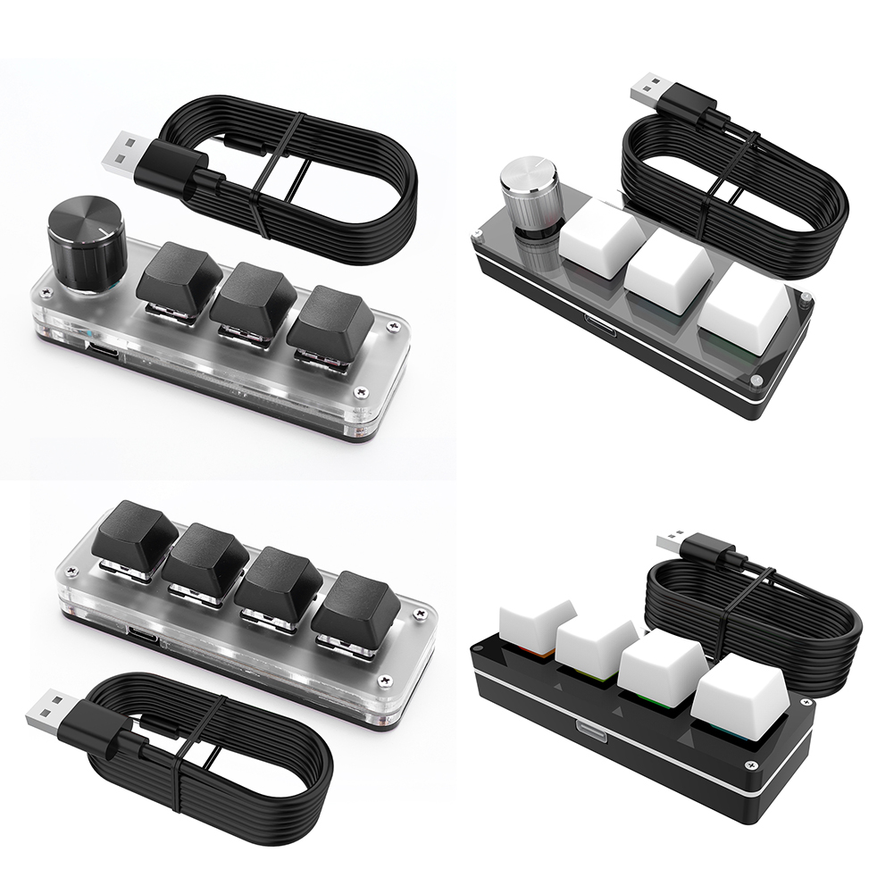 Gaming Keyboard 1 Hand - 3 Tuşlu 1 Düğmeli/4 Tuşlu Tek