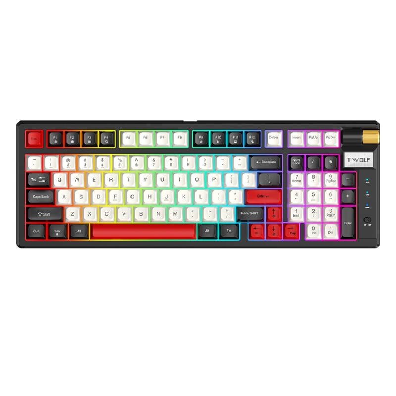 Gaming Keyboard Not Typing - Retro Mekanik Klavye Üç Modlu 2.4g