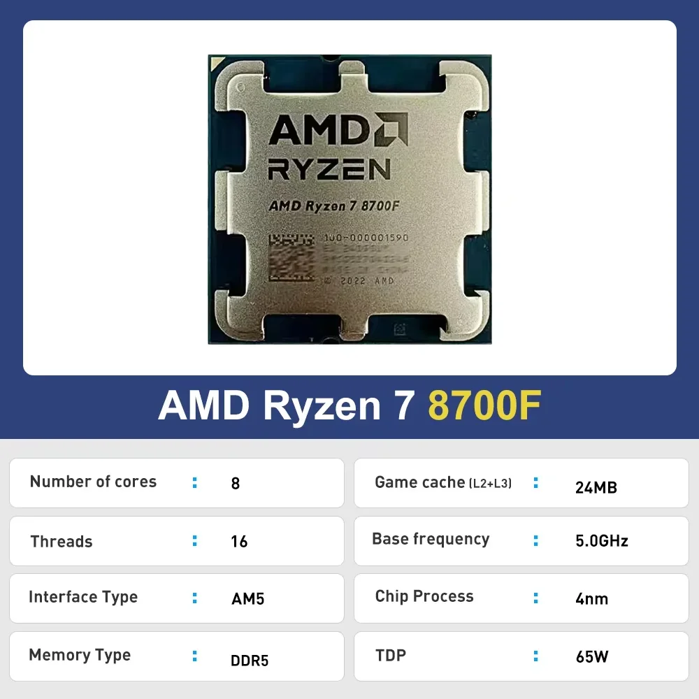 AMD Ryzen 7 8700F Yeni İşlemci - Amd Cpu Ryzen 7 incelemesi ve fiyatı