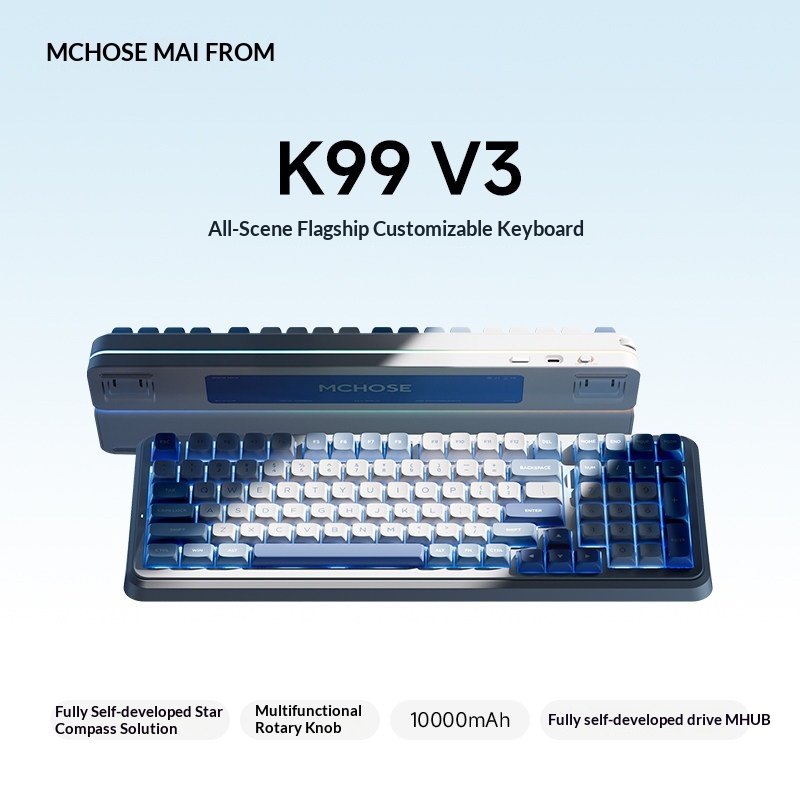 MCHOSE K99 V3 Özelleştirilebil - Gaming Keyboard Wireless incelemesi ve fiyatı