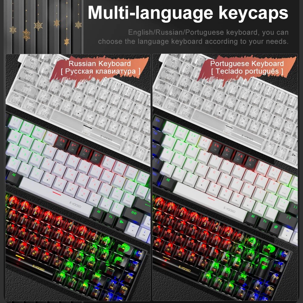 E-YOOSO Z686 USB Mini ince mek - Gaming Keyboard E Yooso incelemesi ve fiyatı