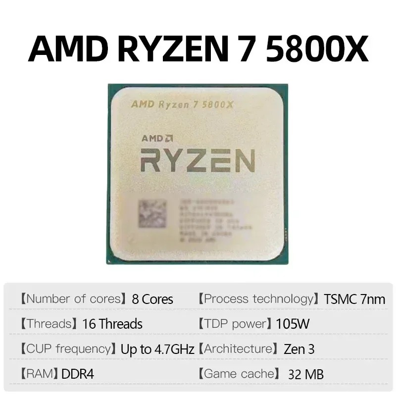 AMD Ryzen 7 5800X 7nm Oyun ve  - Amd Cpu Ryzen 7 incelemesi ve fiyatı