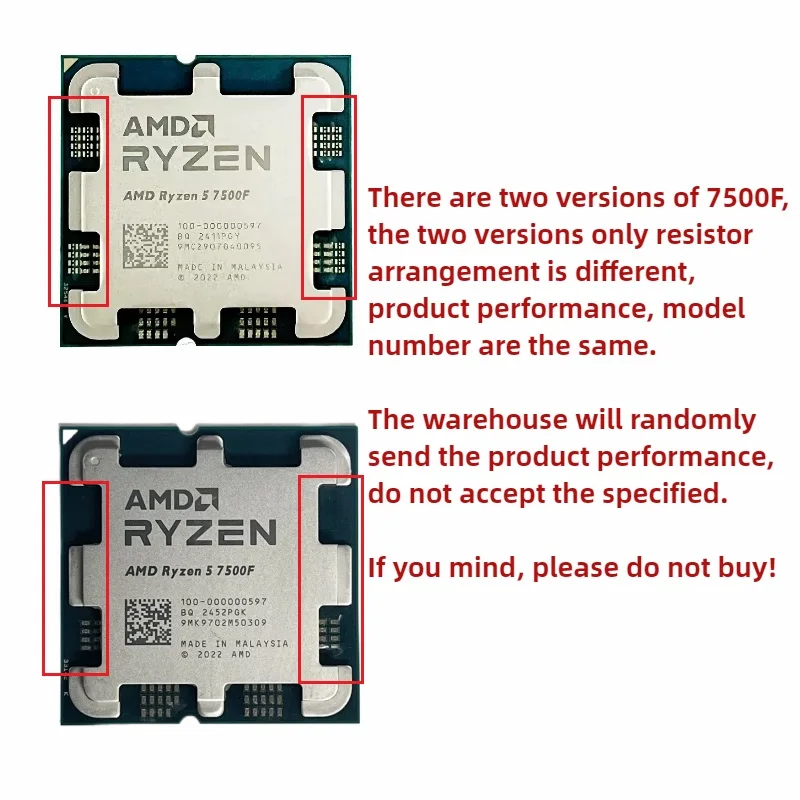 AMD Ryzen 5 7500F 3.7GHz 6 Çek - Amd Cpu Ryzen 5 incelemesi ve fiyatı