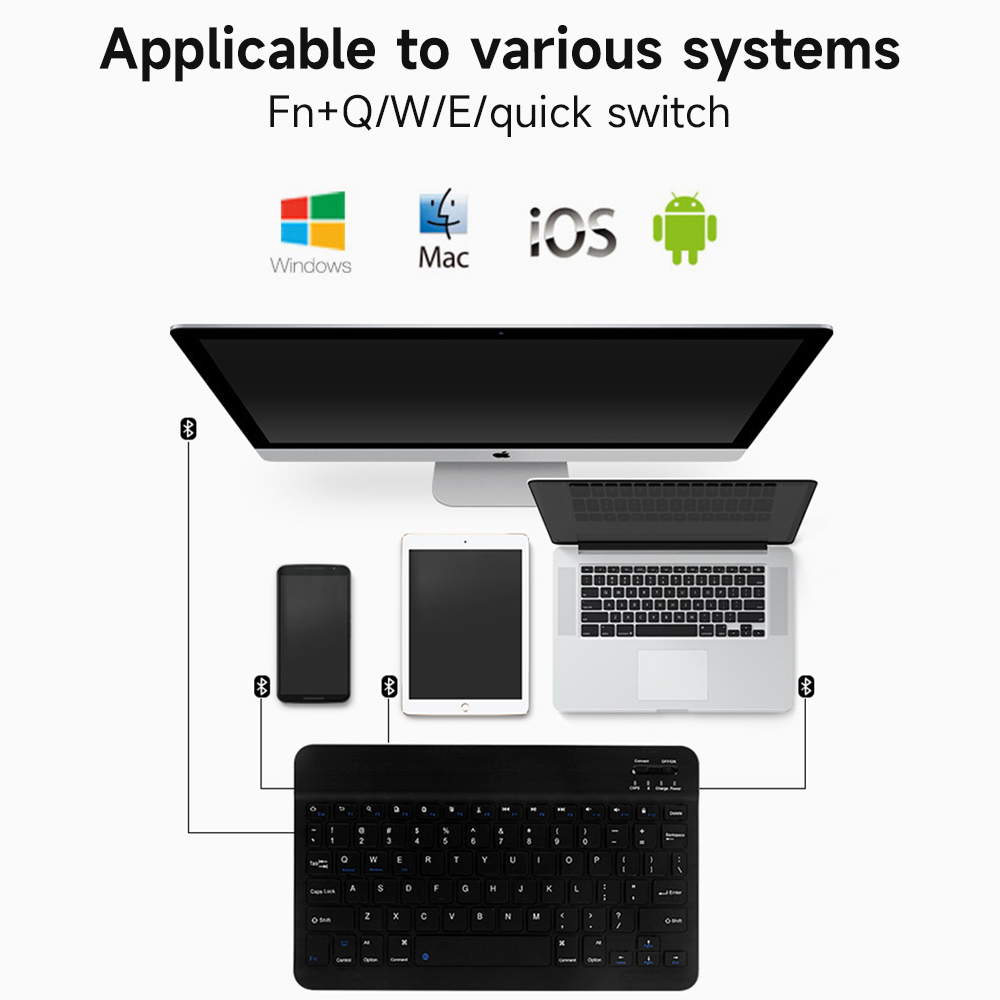 IOS Android Windows için Bluet - Gaming Keyboard Wireless incelemesi ve fiyatı
