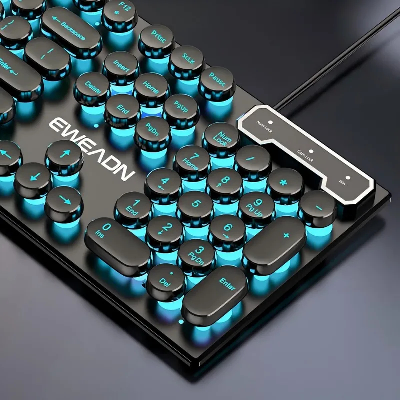 Retro Punk Mekanik Hissiyatlı  - Gaming Keyboard Wireless incelemesi ve fiyatı
