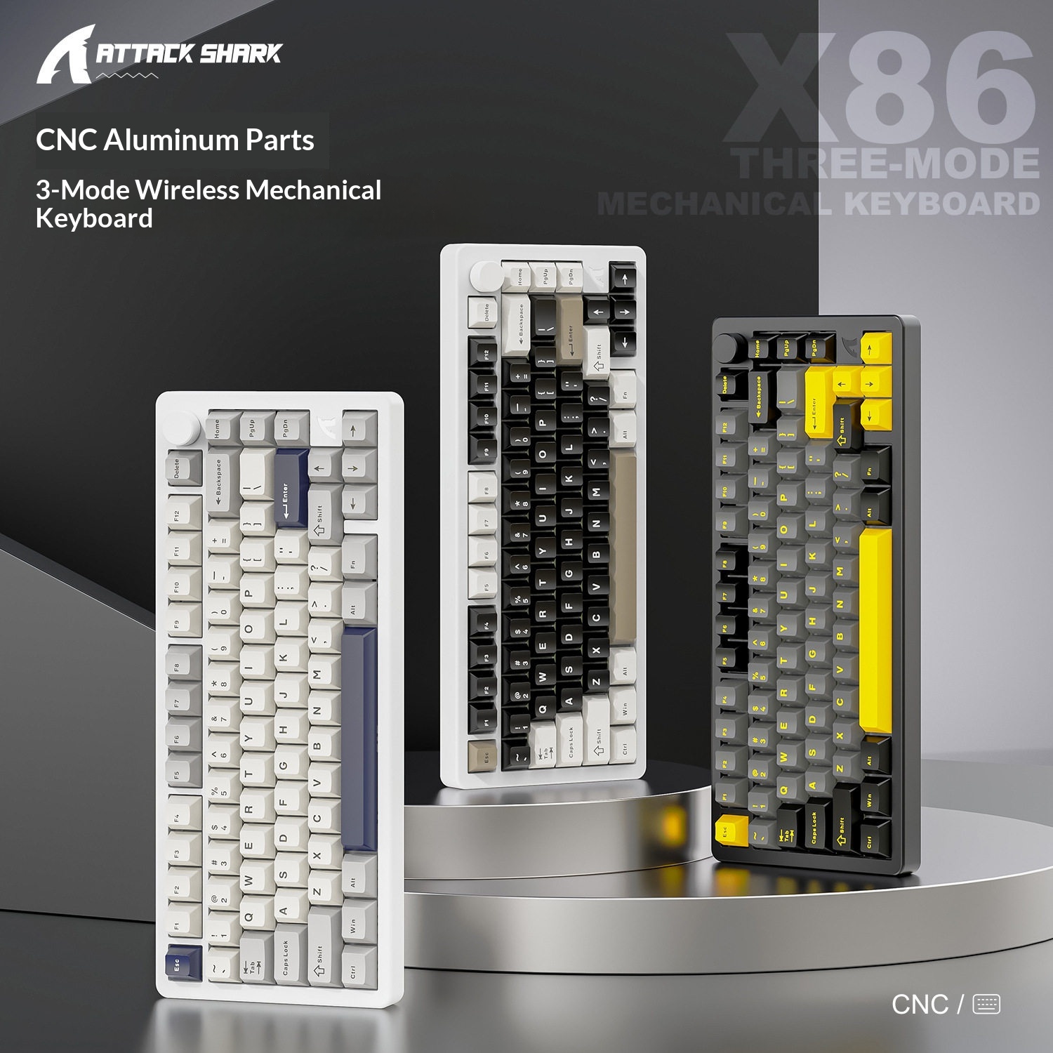 Attack Shark X86 Mekanik Klavy - Hot Swap Pcb incelemesi ve fiyatı