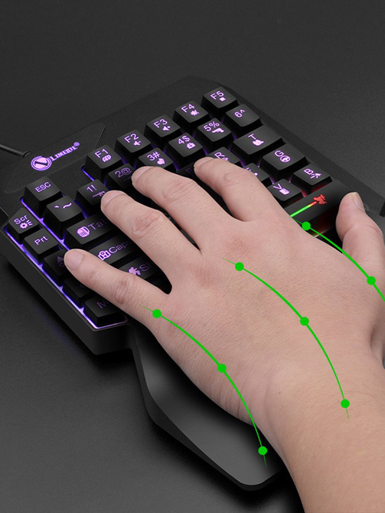 Mekanik Tek El Kullanımlı Hafi - Gaming Keyboard 1 Hand incelemesi ve fiyatı