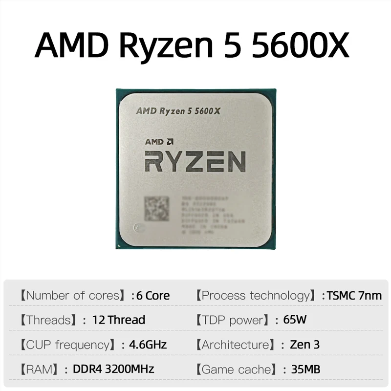 AMD Ryzen 5 5600X AMD R5 5600X - Amd Cpu Ryzen 5 incelemesi ve fiyatı