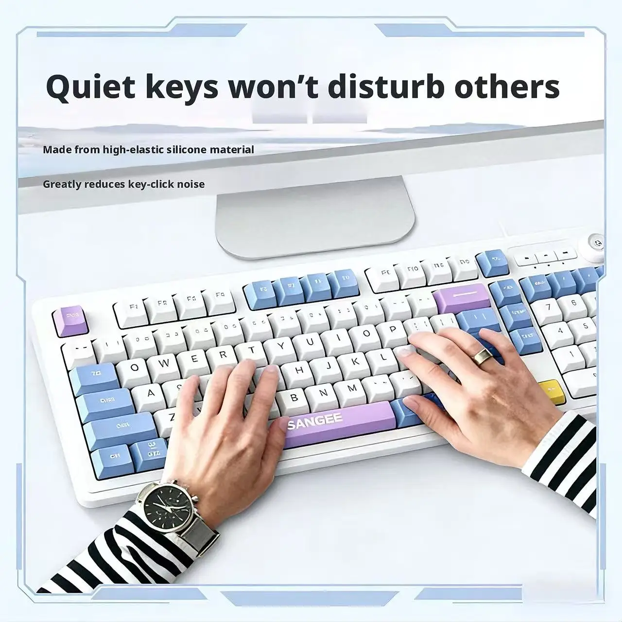 98 Tuşlu Kablolu Klavye RGB Iş - Gaming Keyboard No Noise incelemesi ve fiyatı