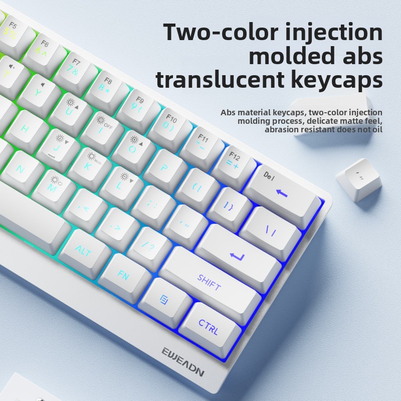 61 tuşlu kablosuz mini klavye  - Gaming Keyboard No Noise incelemesi ve fiyatı