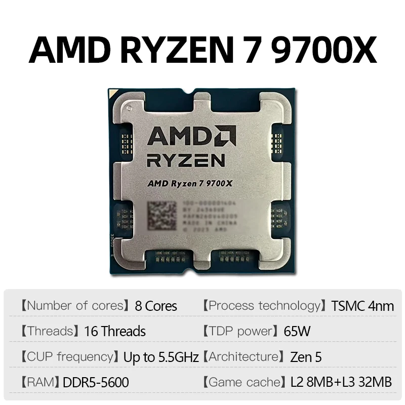 AMD Ryzen 7 9700X AMD R7 9700X - Amd Cpu Ryzen 7 incelemesi ve fiyatı
