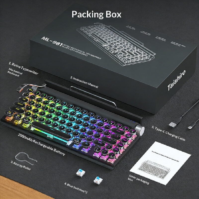 Kablosuz Mekanik Klavye, Retro - Gaming Keyboard Not Typing incelemesi ve fiyatı
