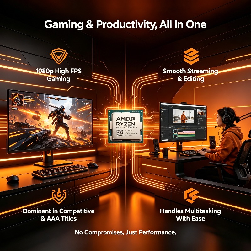 AMD Ryzen 7 9800X3D 8 Çekirdek - Amd Cpu Ryzen 7 incelemesi ve fiyatı