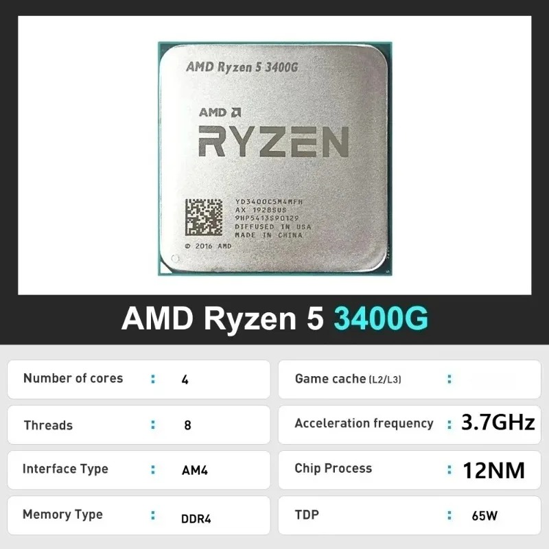 R5 3400G %100 Yeni AMD Ryzen 5 - Amd Cpu Ryzen 5 incelemesi ve fiyatı