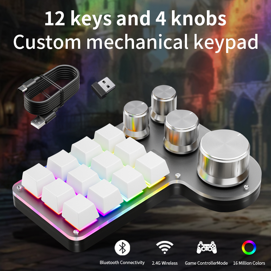 3 Mod 12 Tuşlu Mekanik Klavye  - Gaming Keyboard 1 Hand incelemesi ve fiyatı