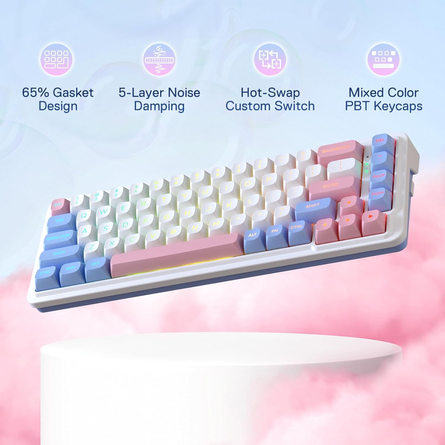 Redragon K709 PRO 65% kablosuz - Gaming Keyboard No Noise incelemesi ve fiyatı