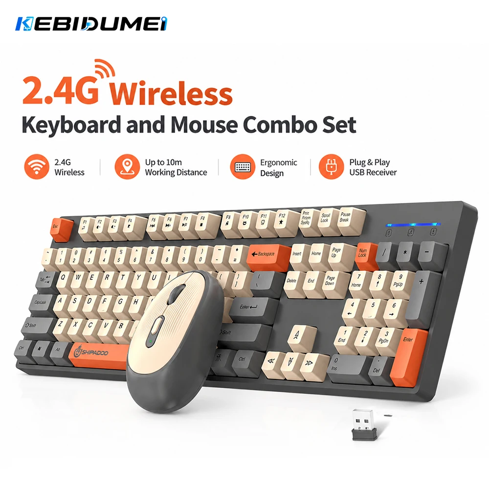KEBIDUMEI 2.4G Kablosuz Klavye - Gaming Keyboard Bundle incelemesi ve fiyatı