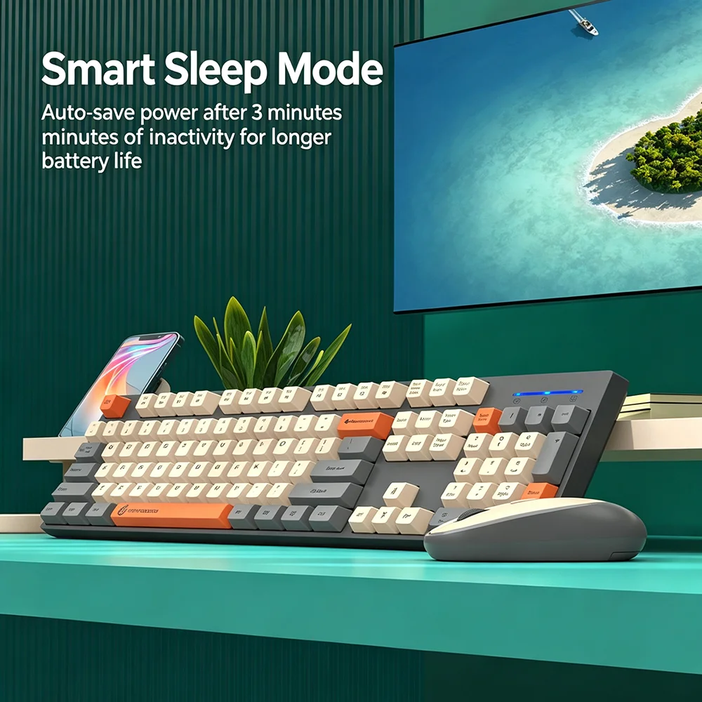 KEBIDUMEI 2.4G Kablosuz Klavye - Gaming Keyboard Bundle incelemesi ve fiyatı