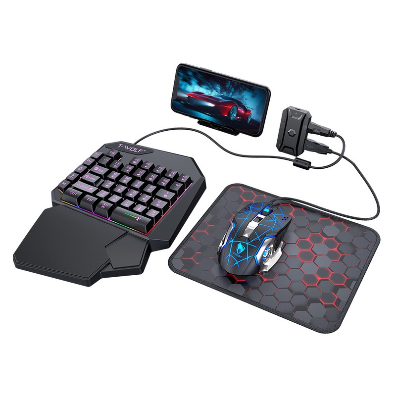 T-Wolf Tf950 5'i 1 Arada Tek E - Gaming Keyboard 1 Hand incelemesi ve fiyatı