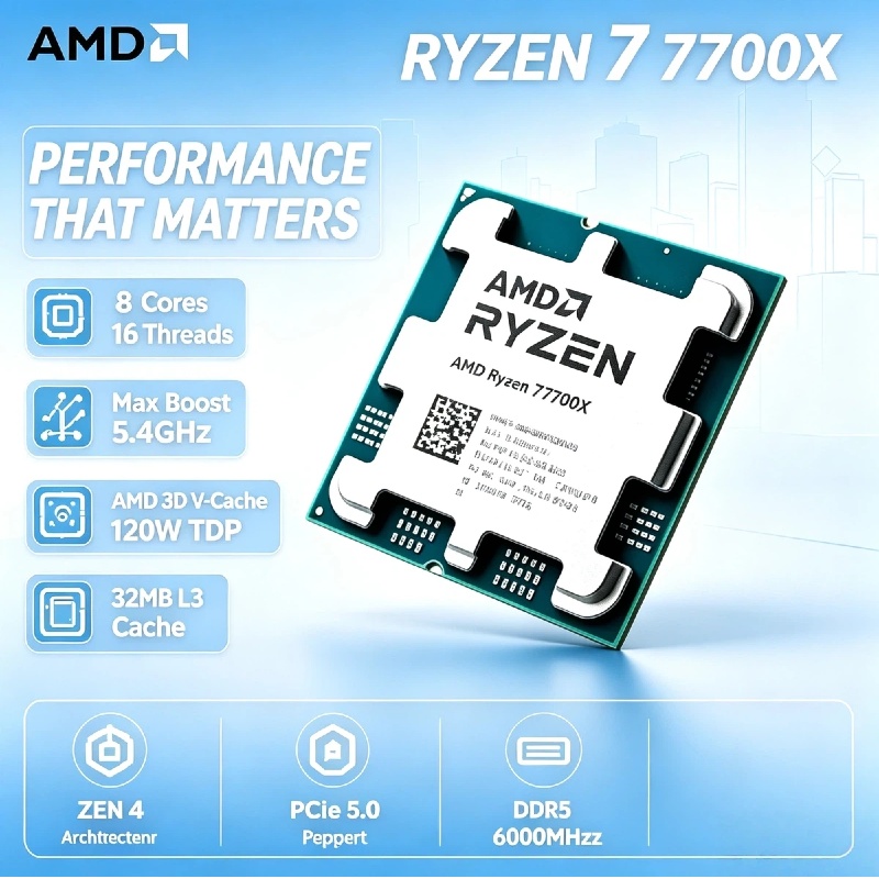 AMD Ryzen 7 7700X 5NM Yüksek P - Amd Cpu Ryzen 7 incelemesi ve fiyatı