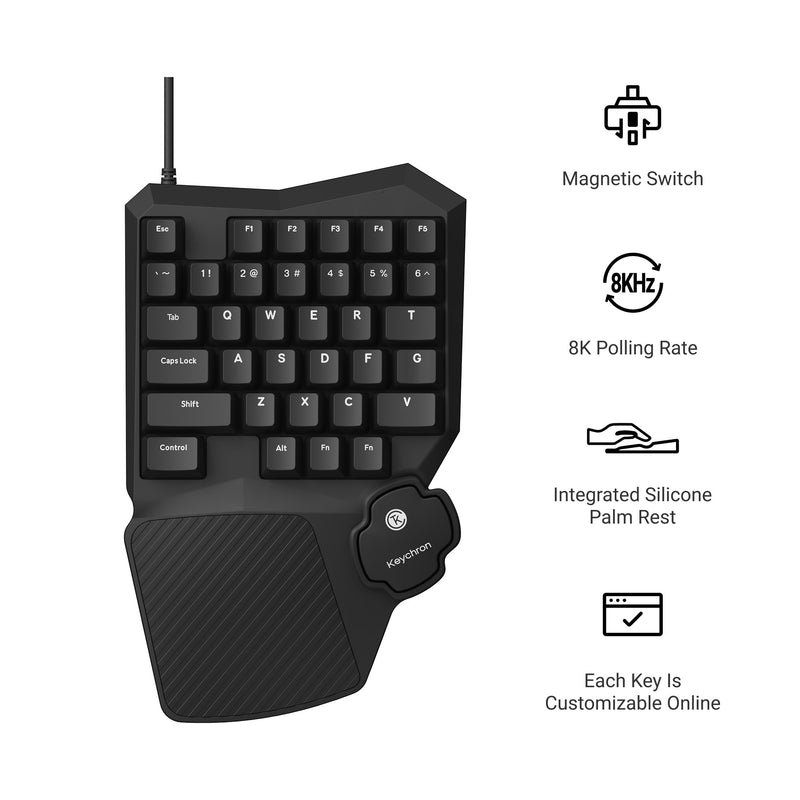 Keychron C0 HE 8K Kablolu Tek  - Gaming Keyboard 1 Hand incelemesi ve fiyatı
