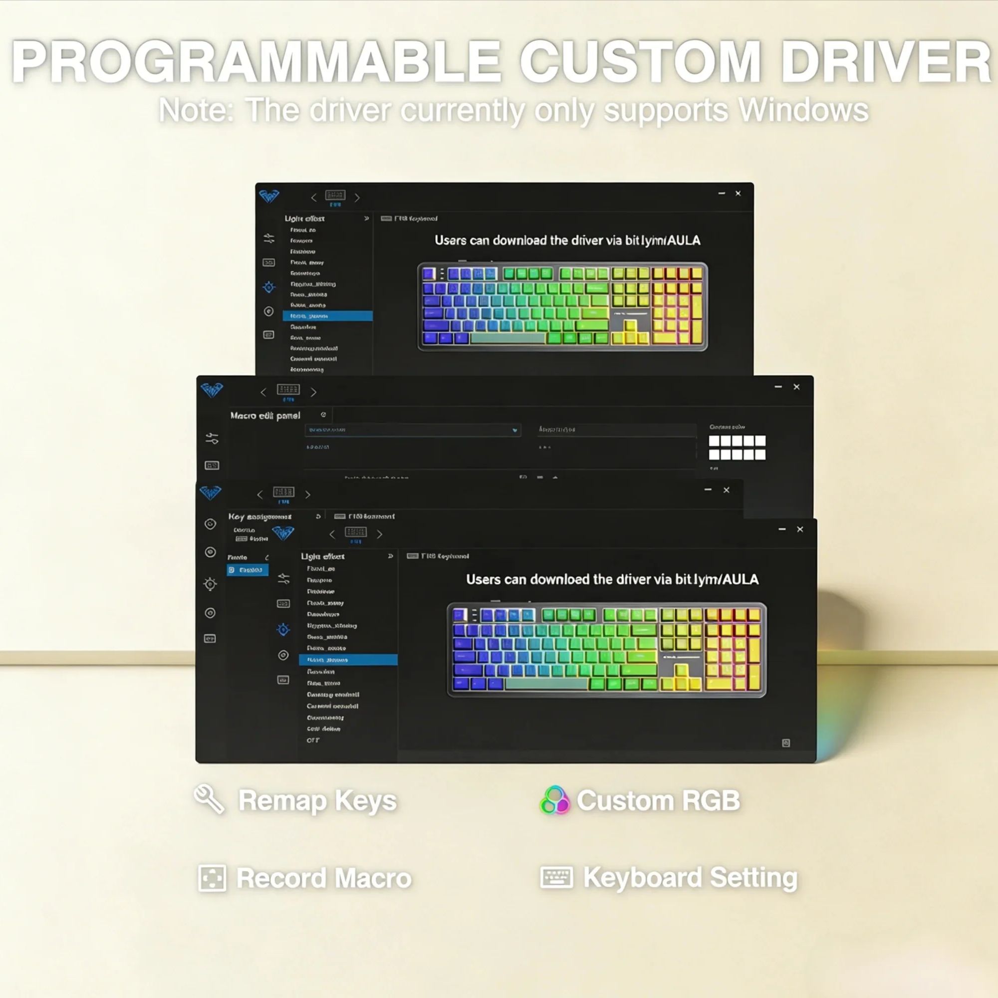 AULA F108 Kablosuz Klavye Düşü - Gaming Keyboard No Noise incelemesi ve fiyatı