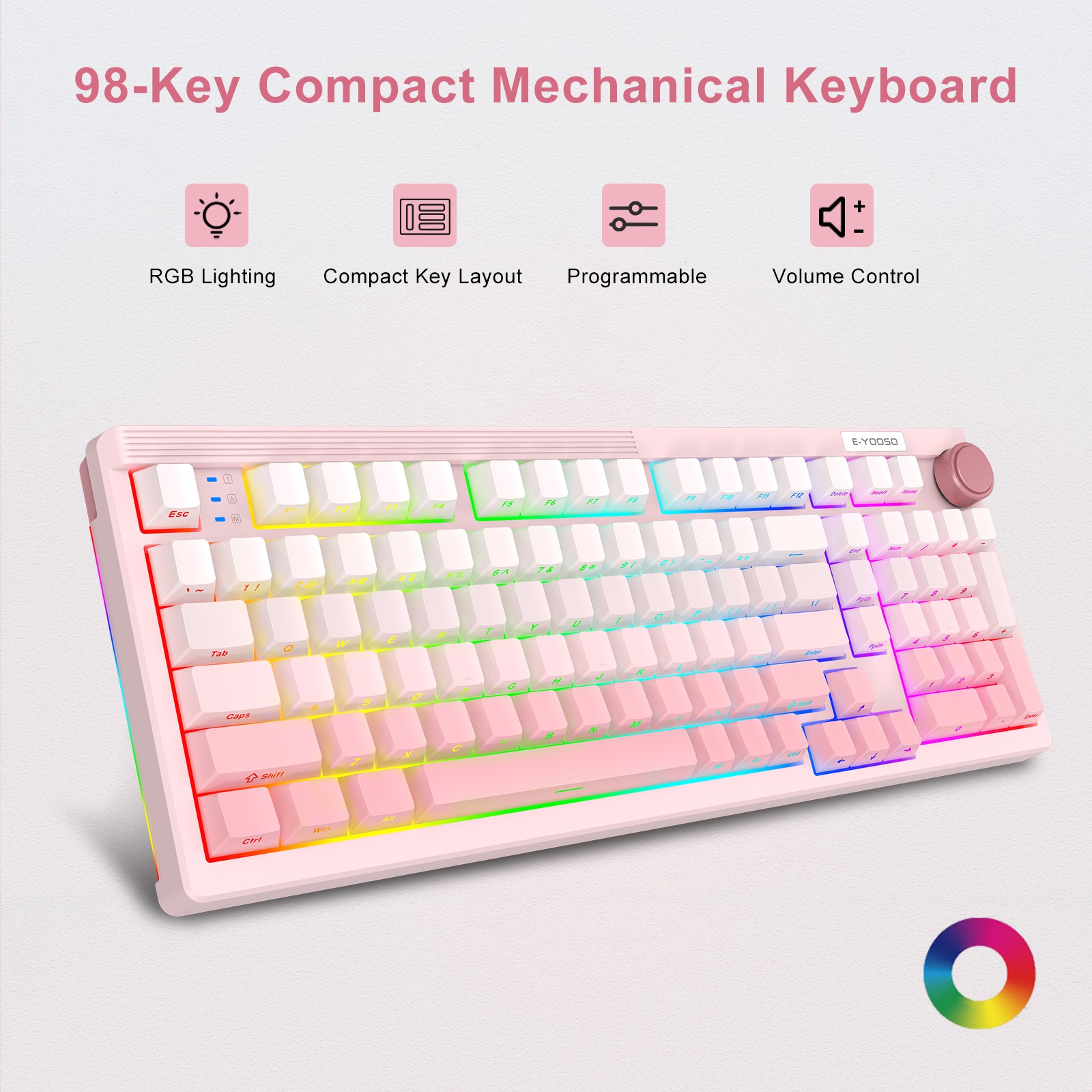 E-YOOSO 98 Tuşlu Mekanik Klavy - Gaming Keyboard E Yooso incelemesi ve fiyatı