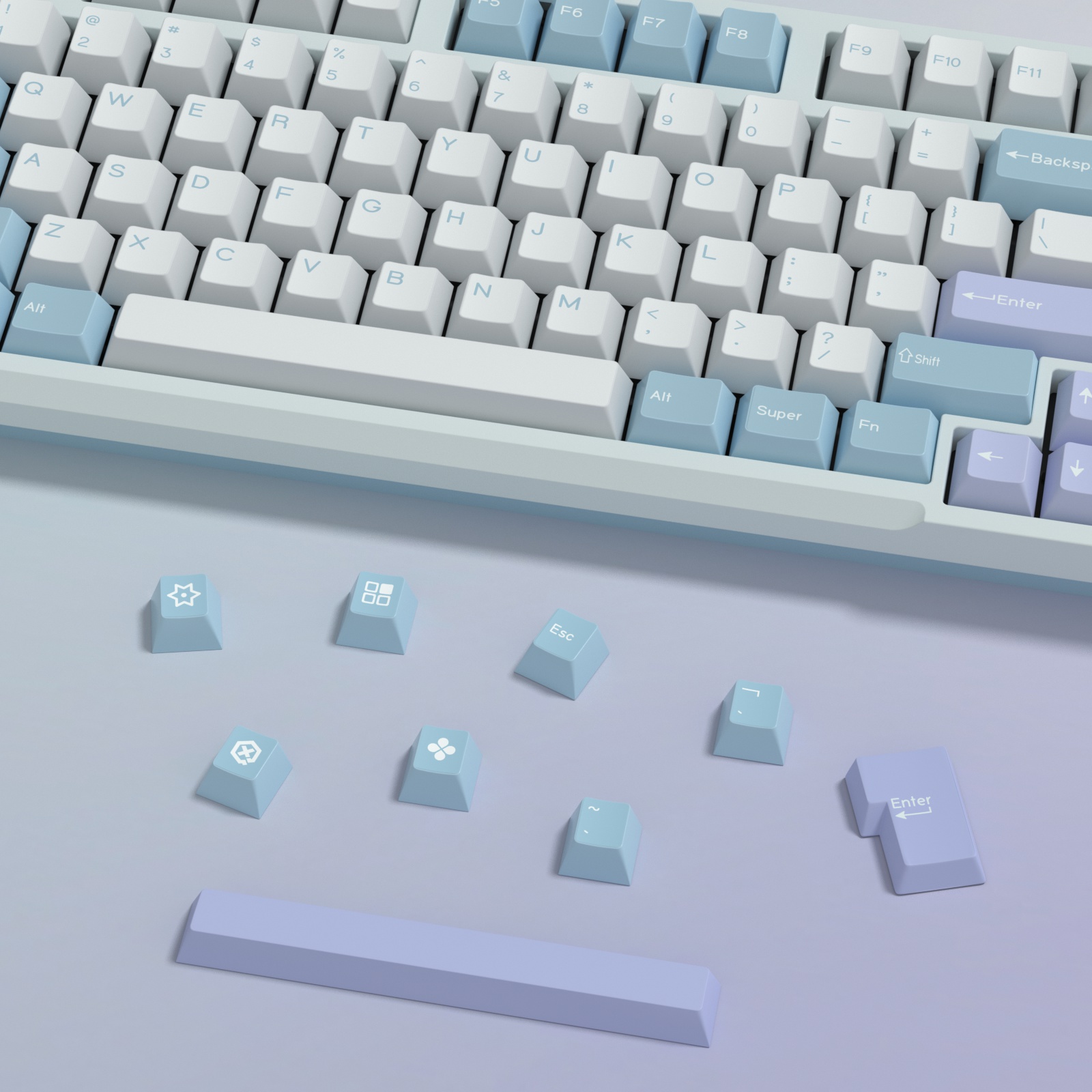 KBDiy GMK Illusion Klavye Tuş  - Gaming Keyboard Bundle incelemesi ve fiyatı