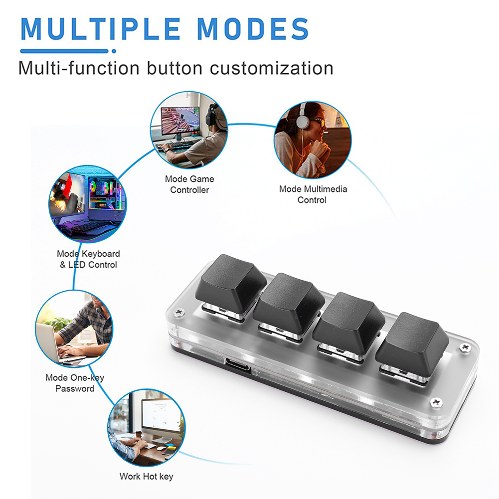 3 Tuşlu 1 Düğmeli/4 Tuşlu Phot - Gaming Keyboard 1 Hand incelemesi ve fiyatı