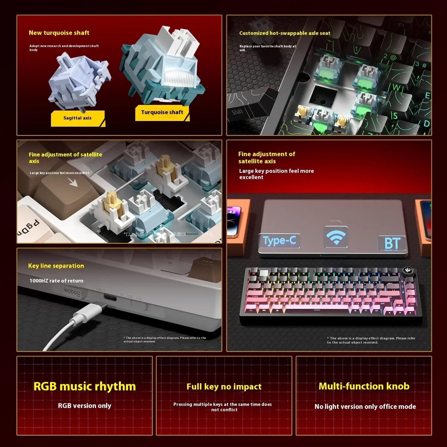 Leobog Hi75C Hi75 Hi75C Pro Al - Gaming Keyboard Bundle incelemesi ve fiyatı